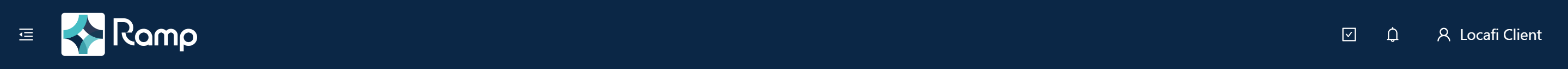 Header bar